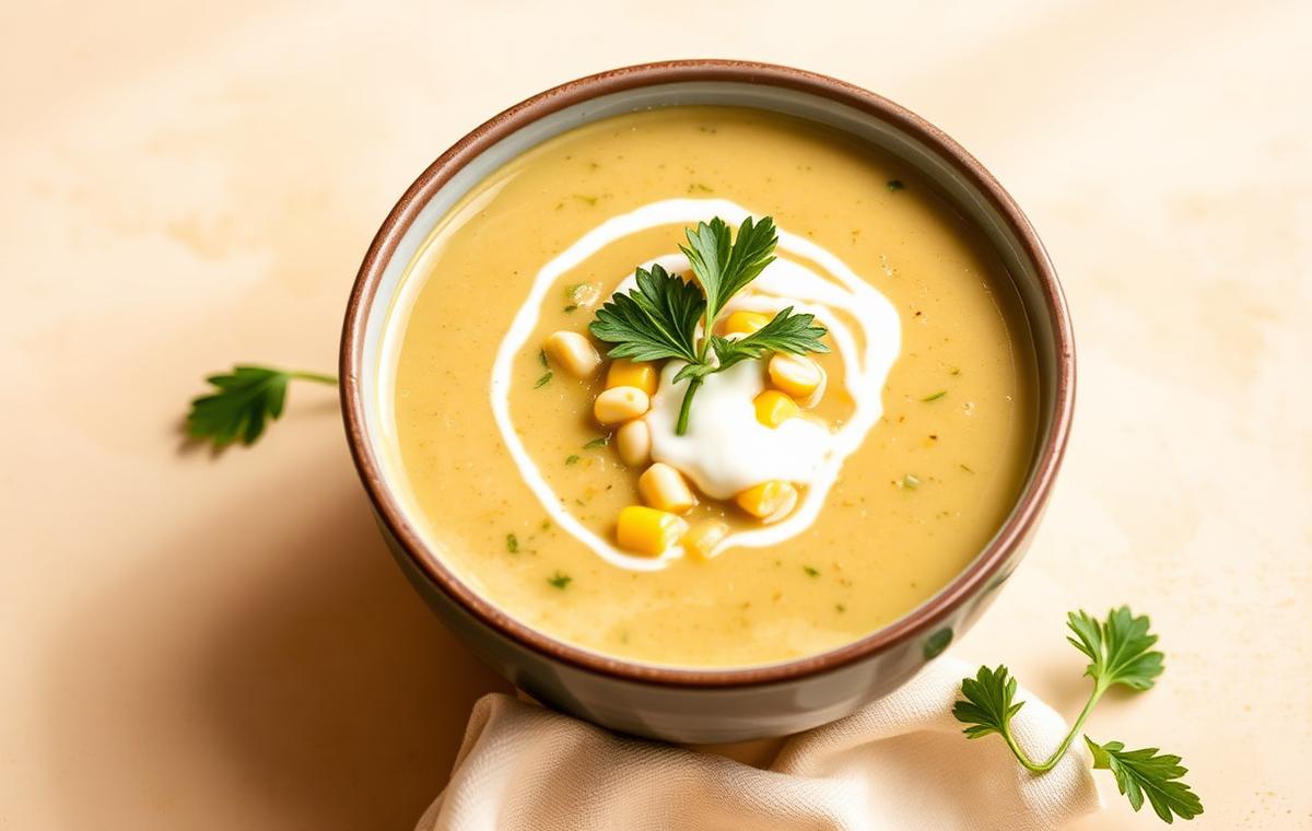 Crema de poblano